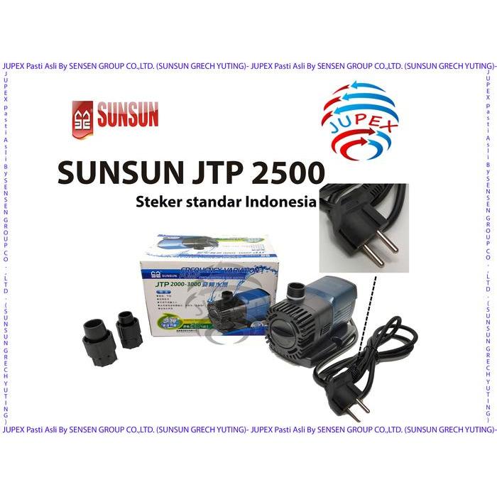 WATER PUMP ORIGINAL SUNSUN JTP 2500 POMPA AIR AQUARIUM KOLAM IKAN