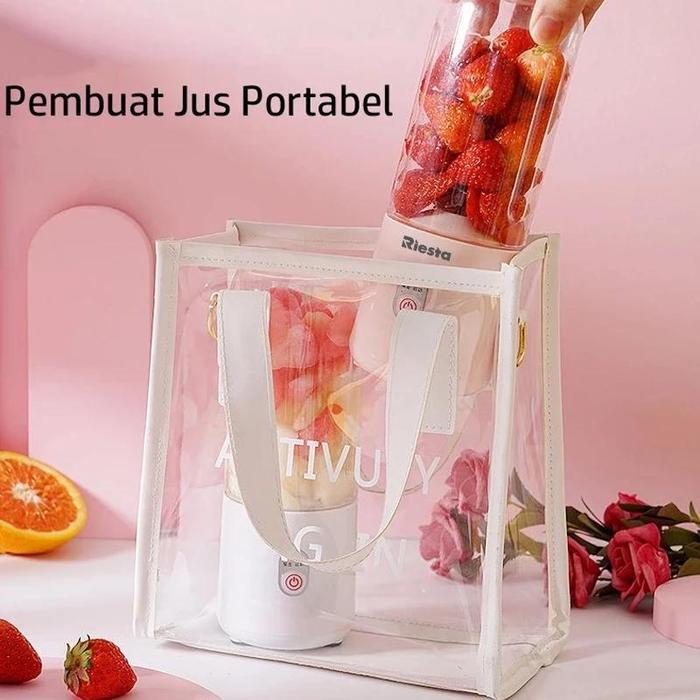 COD (BISA COD)10 Pisau 2024 Blender Portable Mini Juice Blender Juicer Portable Usb Rechargeable
