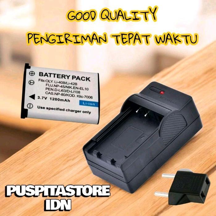 Ready Baterai & Charger BenQ GH205 GH200 GH210 DC AE100 AE110 AE120 AE200 Batre Casan