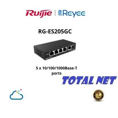 Ruijie Rg-Es205Gc Es205Gc 5 Port Gigabit Cloud Managed Switch