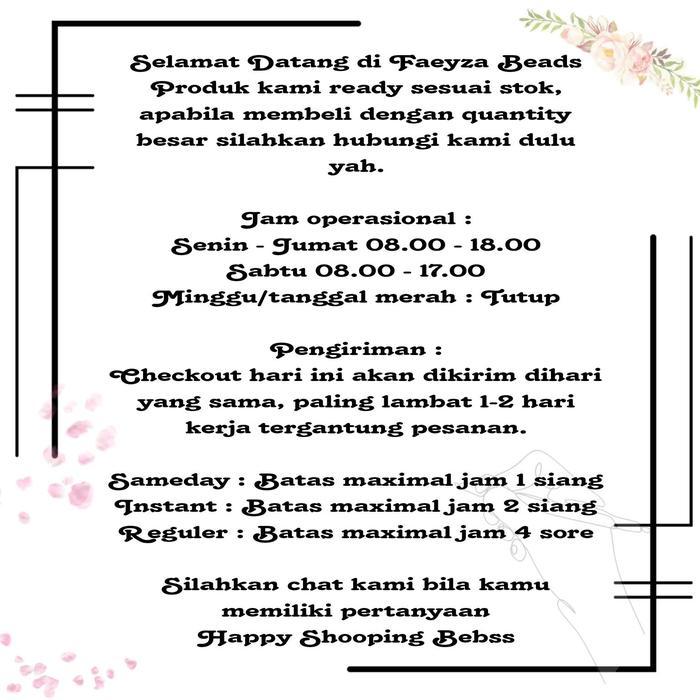 NEW Payet Rangkai Mutiara Jahit A12 / Payet Leher / Payet Pinggang / Payet Dada / Payet Mutiara