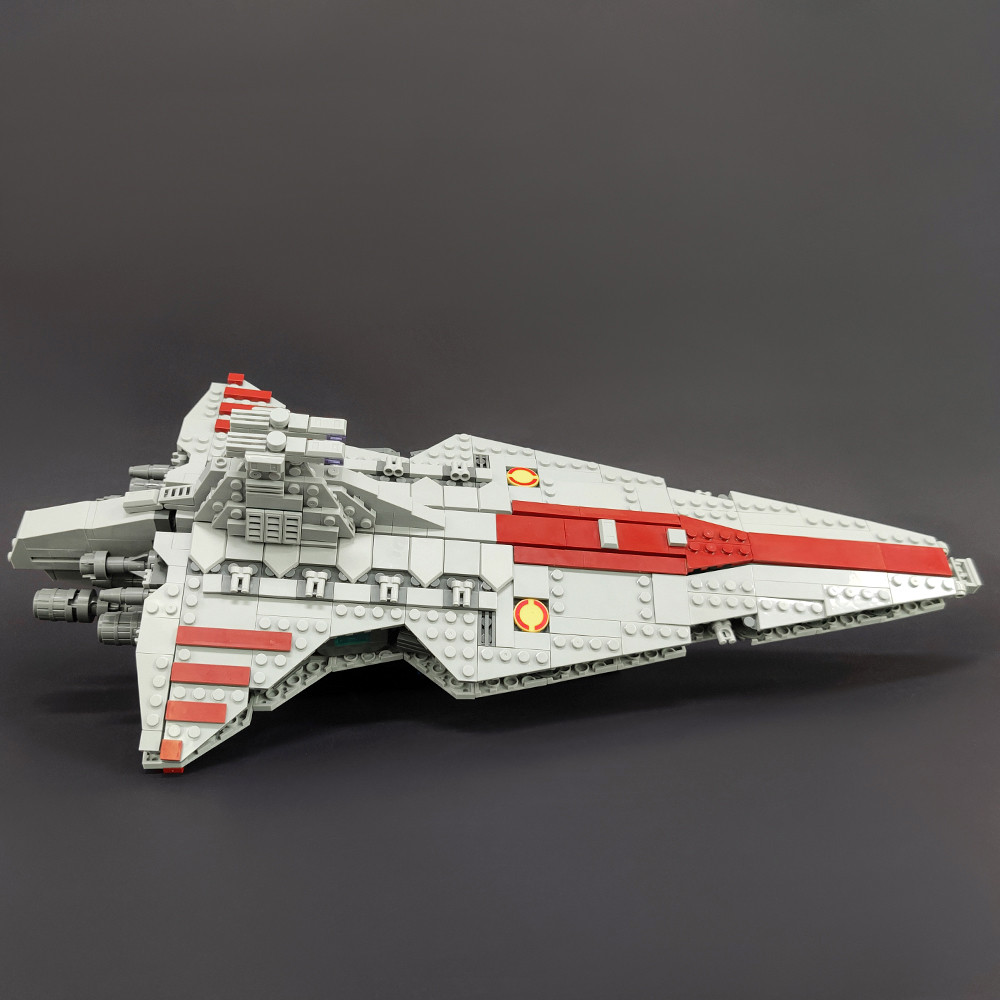 67106 JIESTAR High-tech Moc Venator Attack Cruiser Fighter Destroyer Brick Technical Model Building
