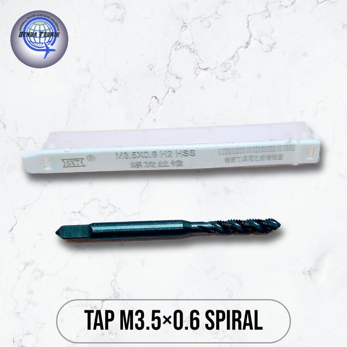 Ada Stok Tap M3.50.6 Sp Japan Tap Ulir M3.5 0.6 Tap Mesin M 3.5 0.6 new baru Tap Spiral M3.5