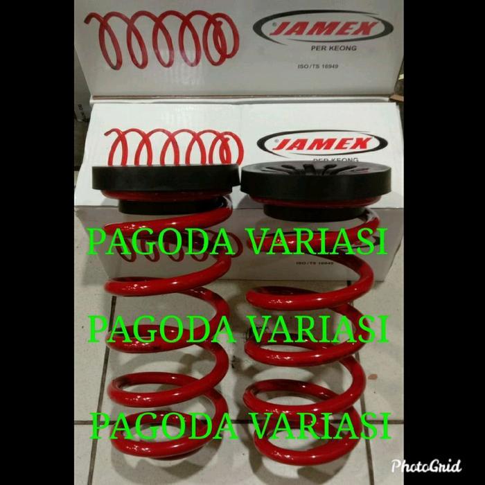 PER KEONG COIL SPRING JAMEX PROGRESIF PREMIUM EMPUK AVANZA / XENIA LAMA BELAKANG 2PCS 2004-2011 STD