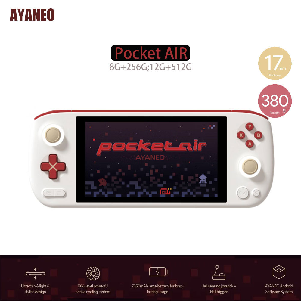 AYANEO Pocket AIR retro Game handheld console MediaTek Dimensity 1200 Android OS mini pc LPDDR5 8G/1