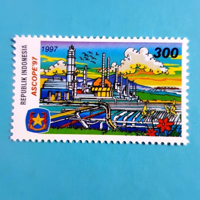 Perangko/Prangko INDONESIA. KILANG MINYAK PERTAMINA