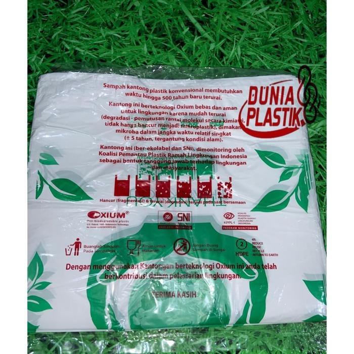 N3W 50pc HD15 RAMAH LINGKUNGAN kantong plastik kresek go green save planet