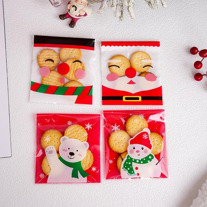 Plastik Cookies Natal Kemasan Cookies Christmas Plastik Natal Kemasan