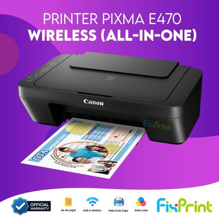 Printer PIXMA Canon MG2570S All In One Multifunctions 3 in 1 Printer E470 Print Scan Copy WIFI A4