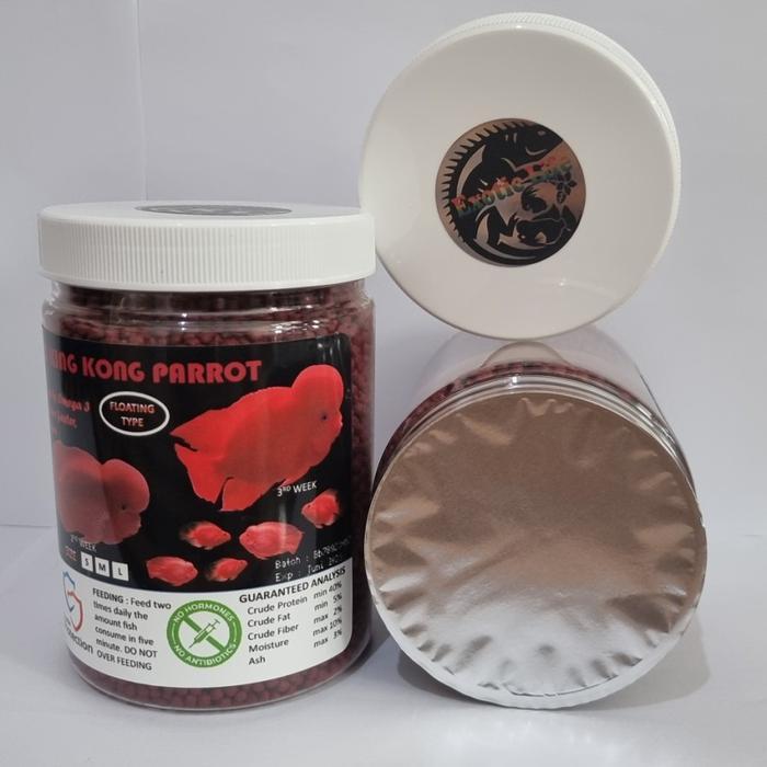 Super Blood Red King Kong Parrot Pakan Parrot & Louhan 333Gr #Gratisongkir