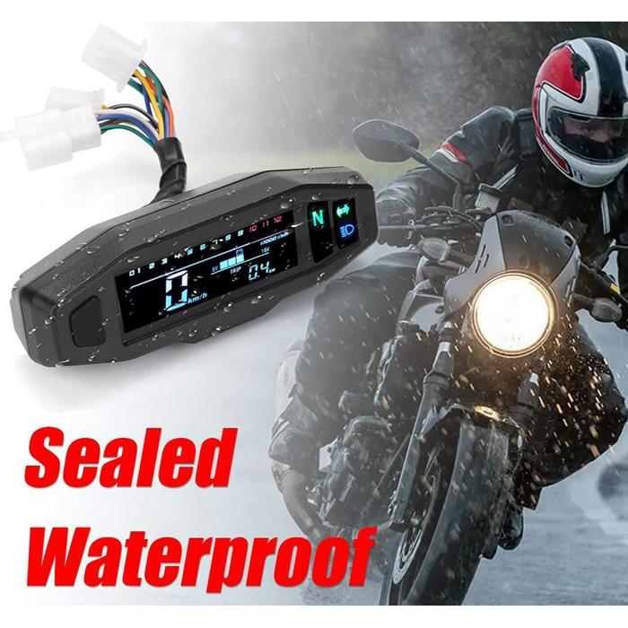 Universal Speedometer Spidometer Digital Ktm Mini Waterproof Sealed Odometer Kilometer Digital Koso