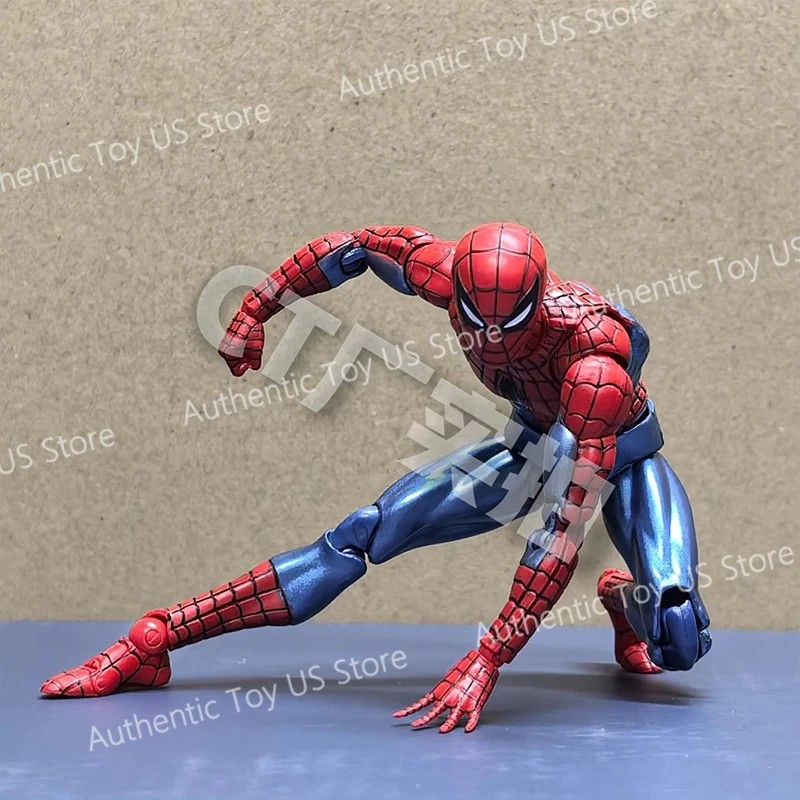 100% Ct Toys Spiderman Mafex 075 Figure The Anazing SpiderMan Comic Ver Mafex 185 Anime Action