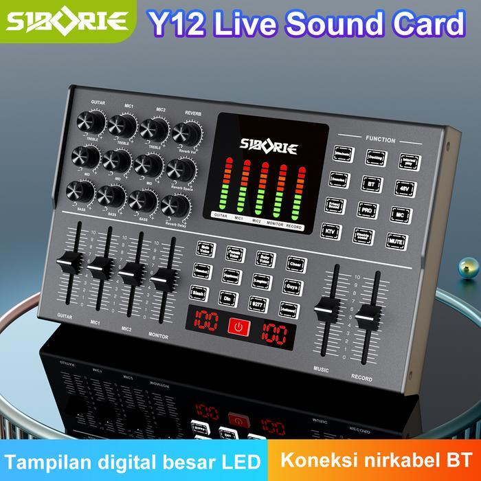 Promo SiborieFree OtgY12 Soundcard +Otg-Iphone/Type C Kabel Konversi 100% Asli Dan Asli Original