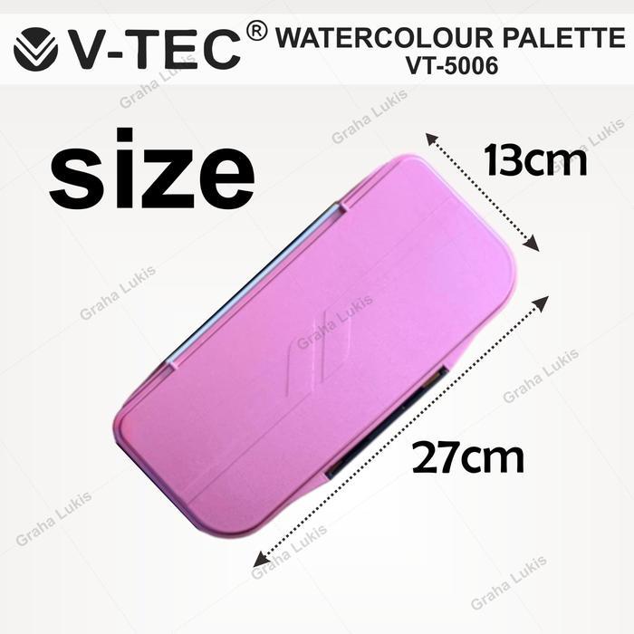 Promo Watercolor Pallete 18 - Palet Cat Air Vt-5006 Premium