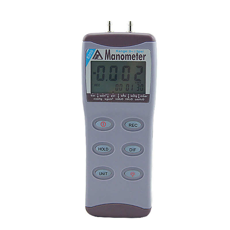 AZ8205 MANOMETER DIGITAL MANOMETER DIFFERENCE PRESSURE TESTER