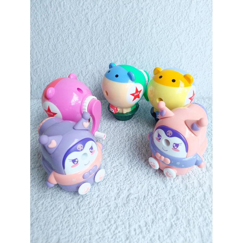 Promo Rautan Pensil / Rautan Putar Karakter Lucu Original