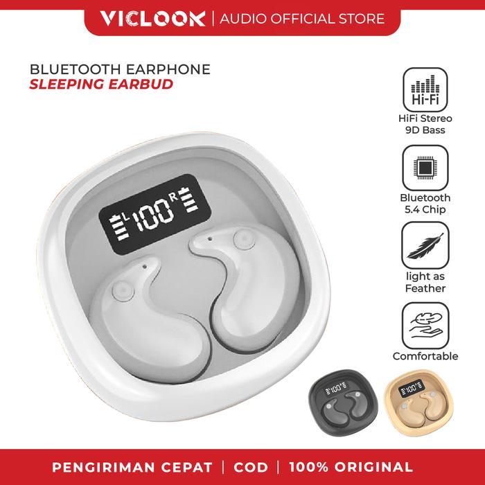 Sony Soundcore - Viclook Sleep Headset Bluetooth Earphone Wireless Tws V5.3 Noise Reduction Earhooks