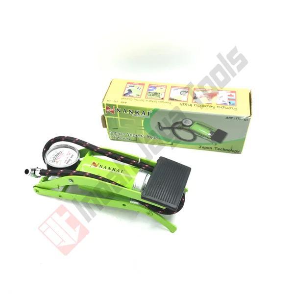 Promo Nankai 171-01 Pompa Sepeda Satu Tabung Injak Kaki - Foot Pump Motor Original