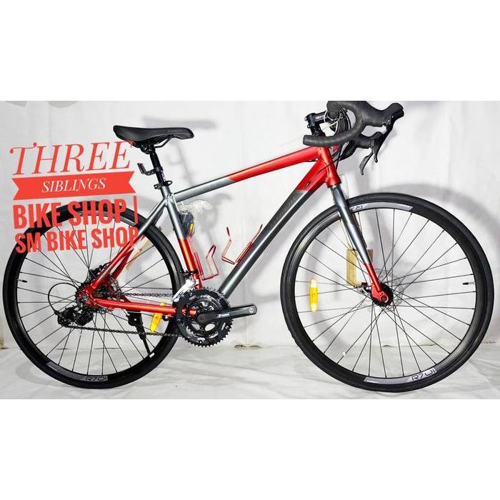 ELEMENT ROADBIKE FCR 38 GEN 1 WARNA HITAM ABU ABU MERAH