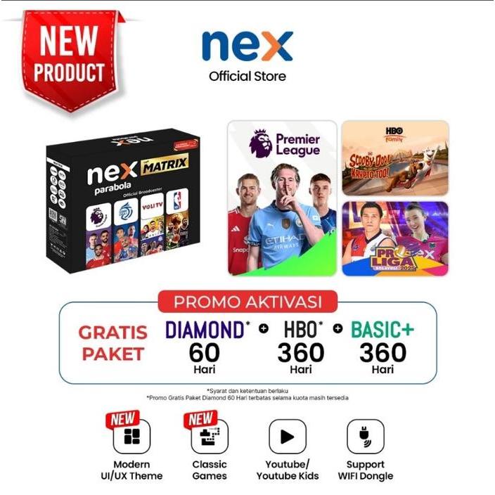 Hot Sale Receiver Tv Nex Parabola Nasional Lengkap Termasuk Mnc Group