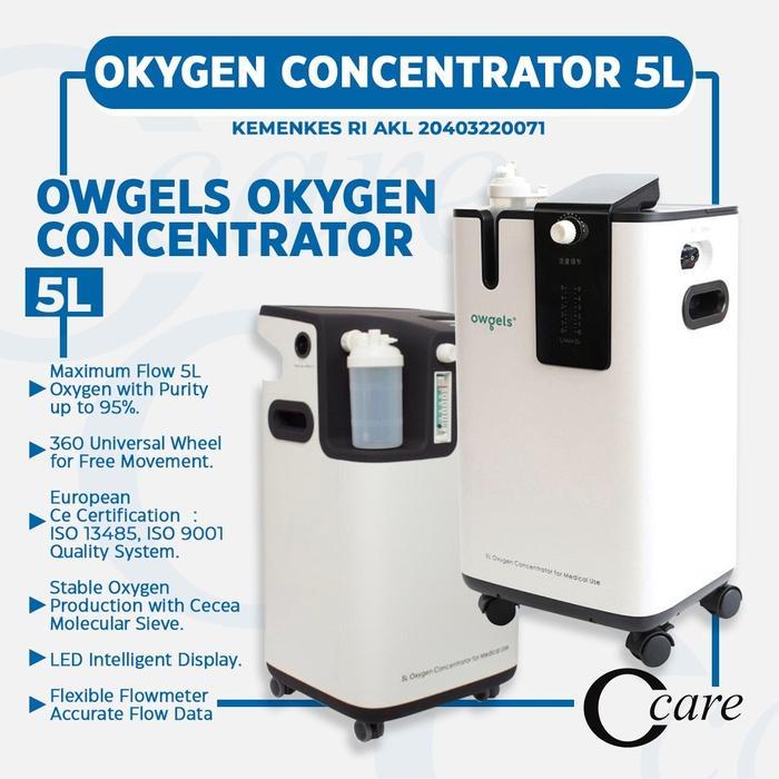 OWGELS Oxygen Concentrator 5L
