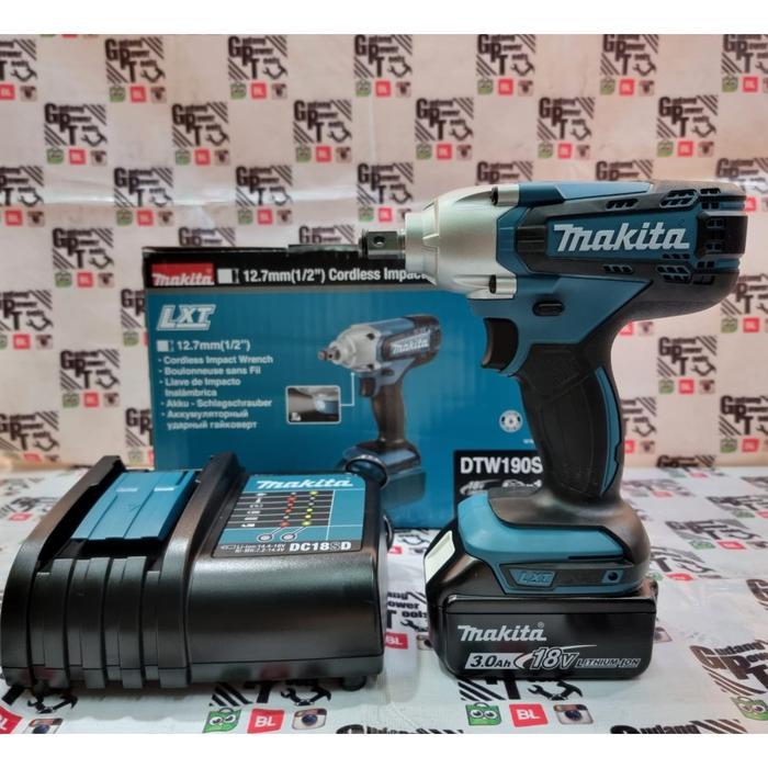 Mesin Cordless Impact Wrench Pembuka Baut Makita 18V DTW190 / Mesin Pembuka Baut Cordless Impact Wre