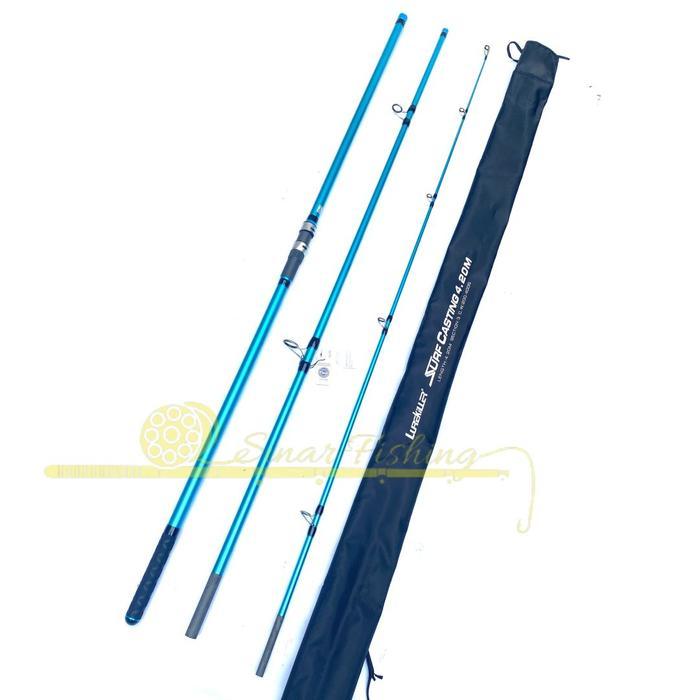 Joran Rockfishing Lurekiller Surf Casting 4.20 CW 200-400gr Fuji - Biru