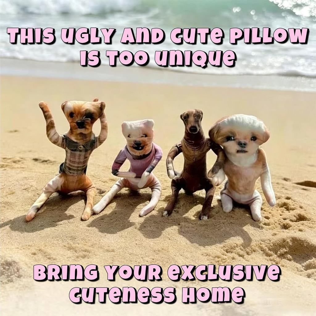Custom Photo Doll Wacky Bendy Personalized Idol Fans Make Friend into a Posing Plushie Flexible