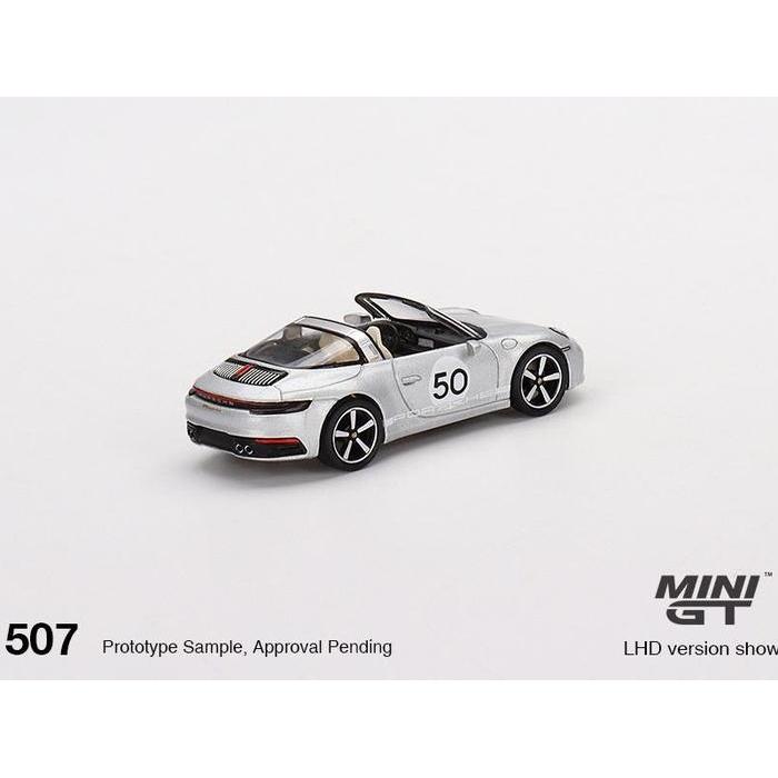 Promo Minigt 507 Porsche 911 Targa 4S Heritage Design Edition Gt Silver Mgt