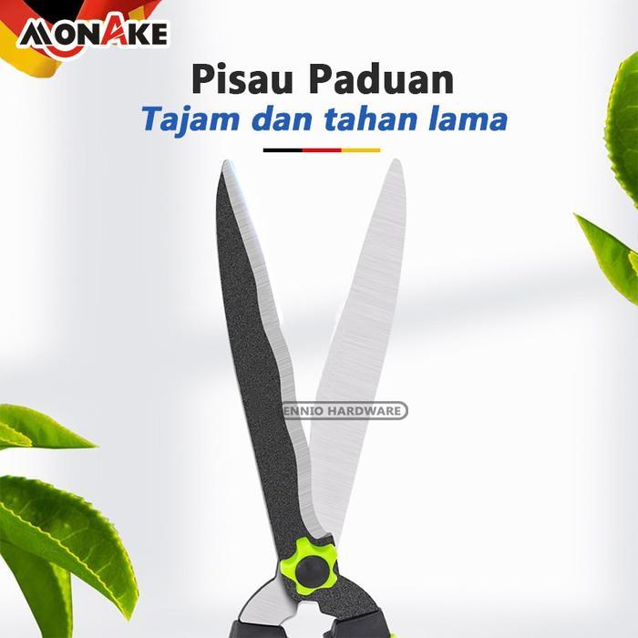 JERMAN MONAKE Top Gunting Potong Rumput 55cm-75cm (COD) Gunting Dahan Alat Pemotong Rumput Ranting