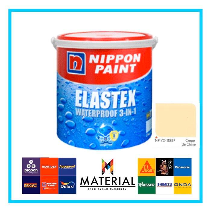 Cat Nippon Elastex 4Kg / Np Yo 1185 P Crepe De Chine / Cream #Gratisongkir