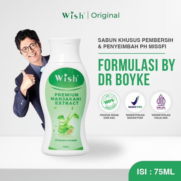 Ready [New Formula] Wish Manjakani Extract Dr Boyke 75 Ml Sabun Khusus Wanita Bpom By Dr Boyke