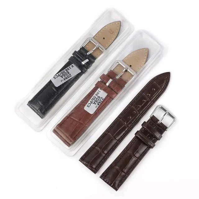 TERBARU Strap Tali Jam Tangan Olevs 2878 Tali Jam Kulit Olevs 2878 Aftermarket ukuran 20mm