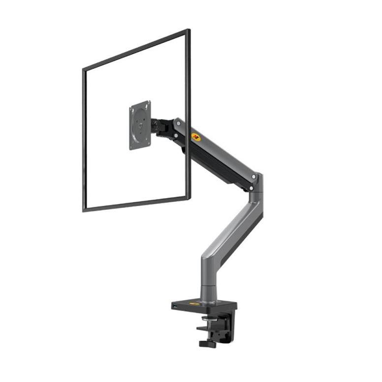 North Bayou G45 G45 G-45 Monitor Satu Lengan Spring Single Arm Jepit Tempel Meja Monitor 22 25 27 30