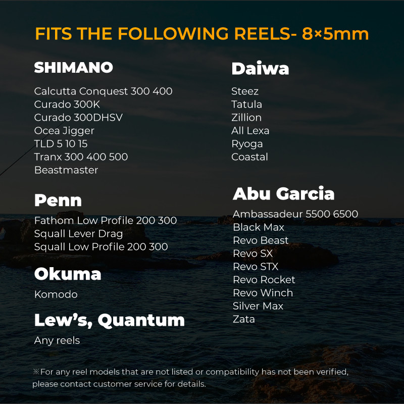 Gomexus Baitasting Reel Handle 105 mm with Aluminum Knob 27mm ompatiable Dai Penn Abu Garia Okuma