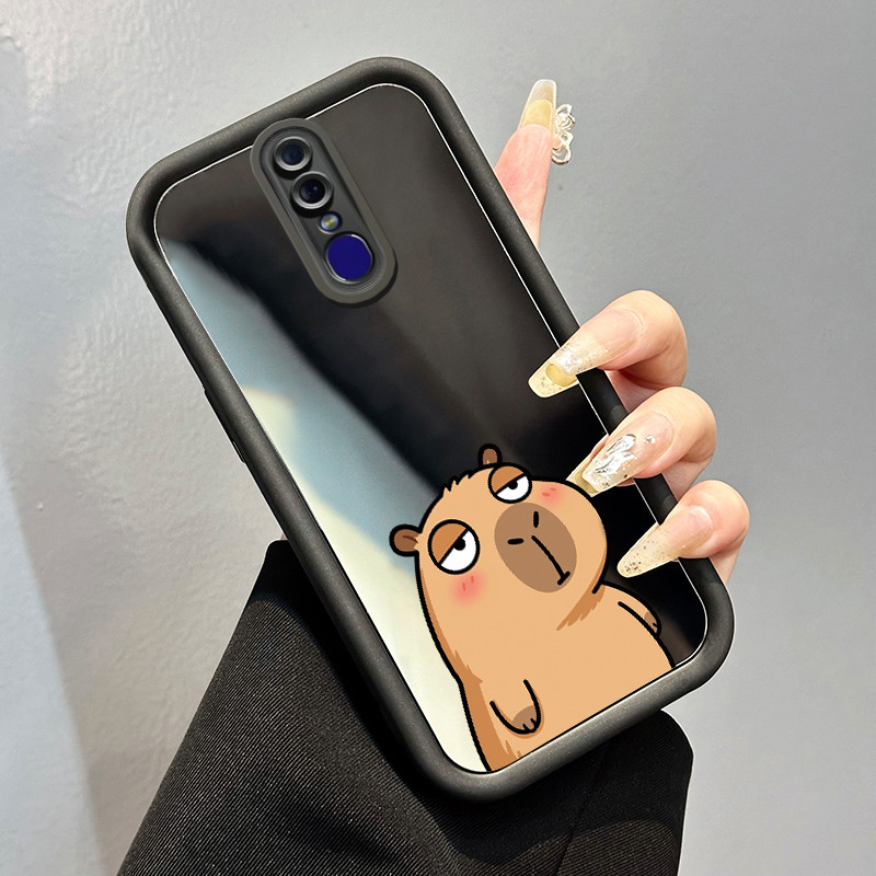 Casing Hp OPPO F11 F11 Pro A9 2019 A9x Case kapibara mengantuk Kasing Anti Cepat Rusak silikon Cesin