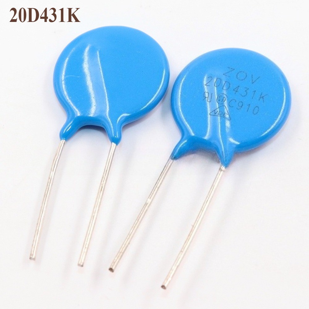 VARISTOR 20D431K 20PCS 20MM 430V SURGE ABSORPTION RESISTOR OVERVOLTAGE PROTECTION FOR POWER SUPPLY