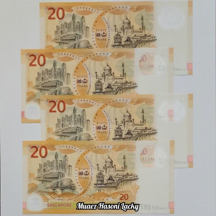 Promo Koleksi Singapura Pecahan 20 Dolar Limited Edition Polymer
