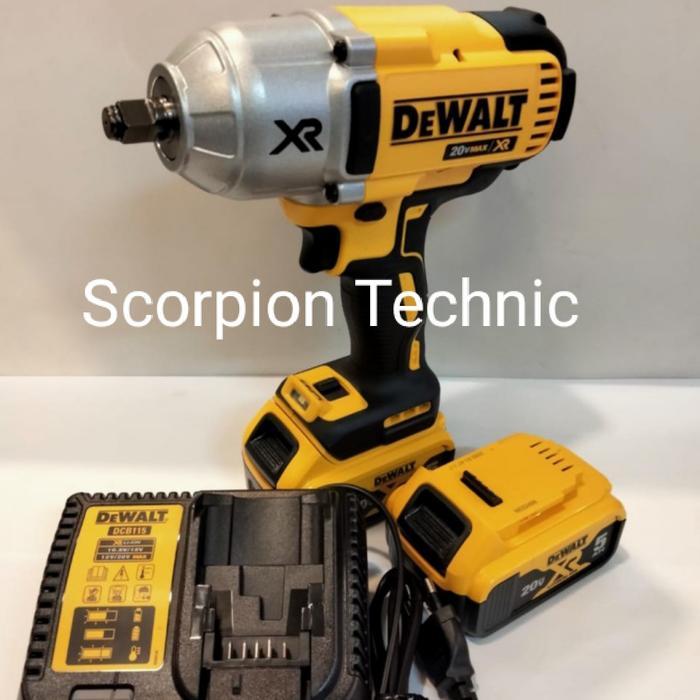 Mesin Bor Baterai Impact Wrench Cordless DCF899HP2 DEWALT DCF899 1/2"