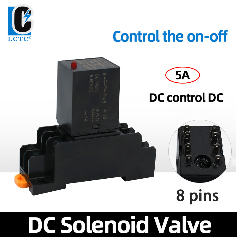 Din Rail Mount Mini SSR SSR-1K5DD/DA DC Control DC/DA  5A 24V 1NO 2NO 1NO1NC Solid State Relay ZTIFY
