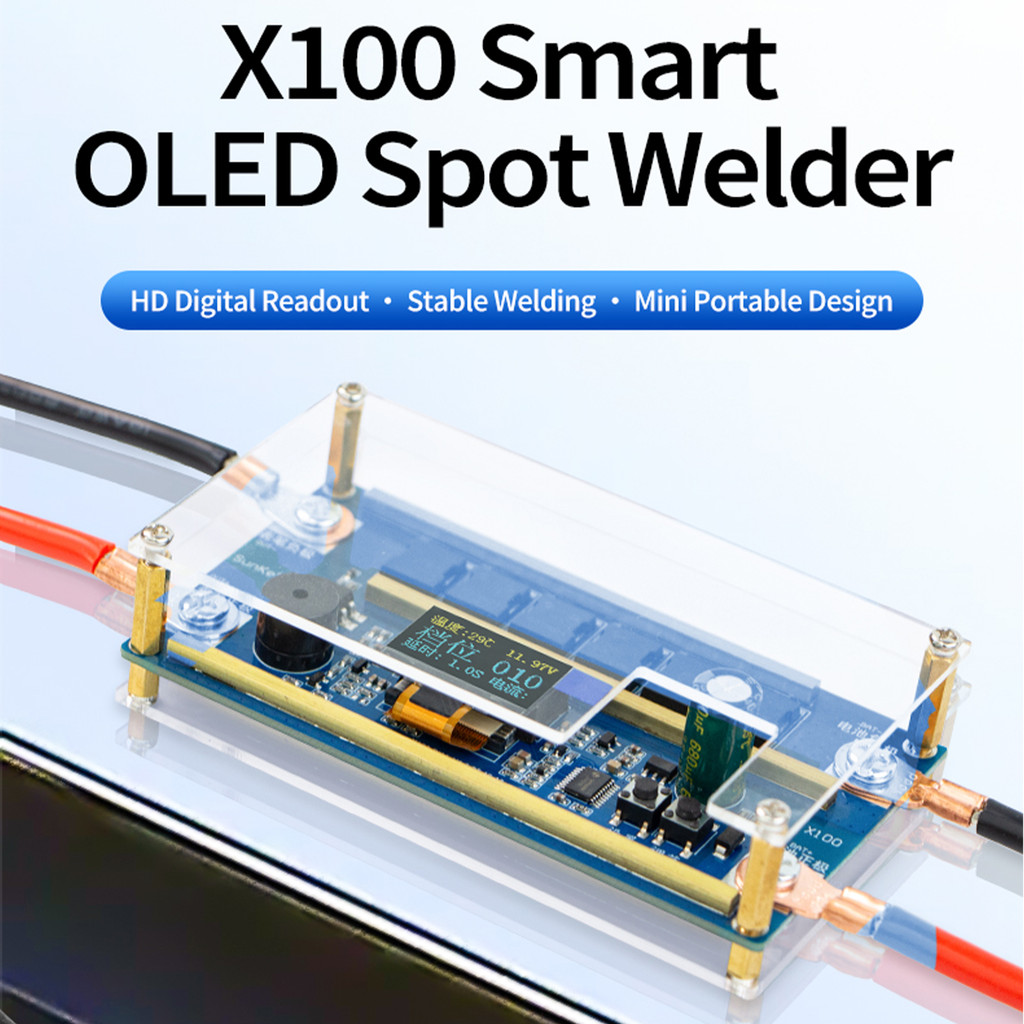 12V Spot Welder PB iruit Board 18650 Lithium Battery Spot Welder 100Step Power Adjustable Realtime