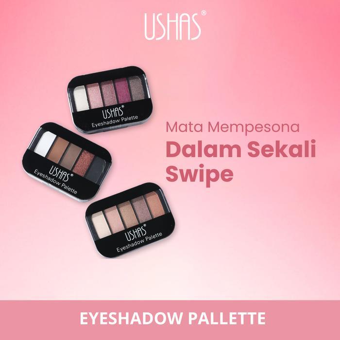 ORIGINAL USHAS EYESHADOW PALLETTE ES2786 EYESHADOW TRAVEL SIZE EYESHADOW MURAH BPOM EYESHADOW