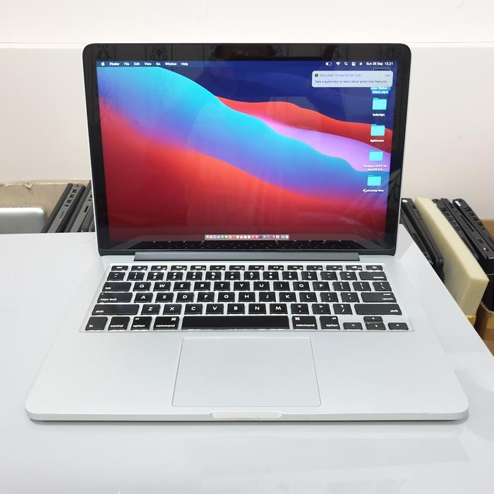 Macbook Pro Retina 13-inch 2013 Core i5 Ram 8GB Big Sur Mulus - Core i5, 4GB/SSD 128GB