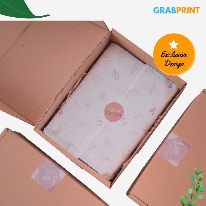 TERLARIS Custom Wrapping Paper kertas tissue packaging pembungkus Baju