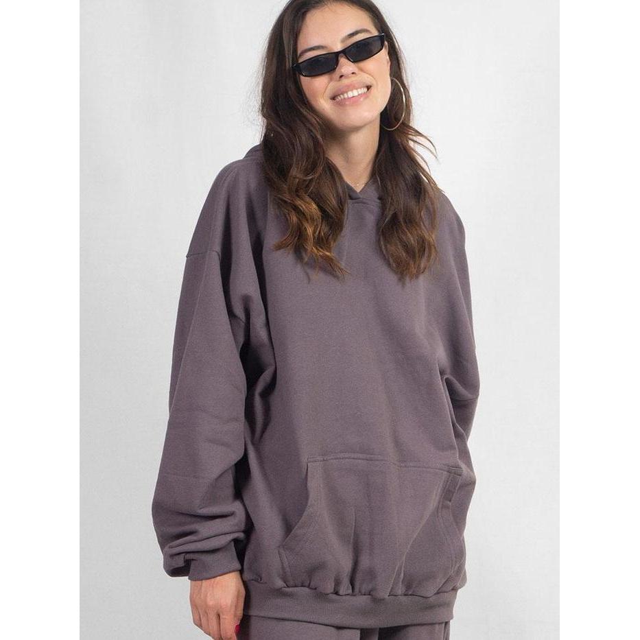OCWA BASIC OVERSIZED ASH GREY HOODIE