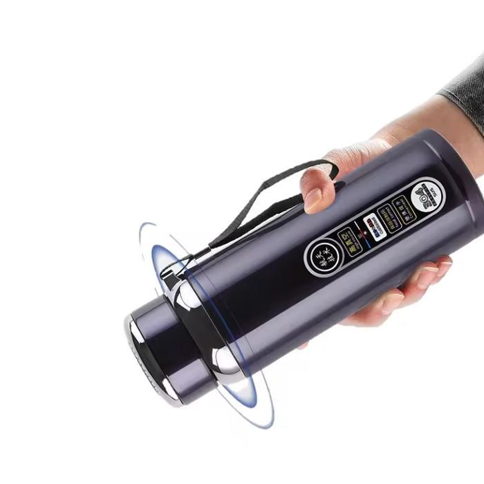 Termos Vakum 1000Ml Led Indicator Suhu Double Stainless Steel Vacuum Flask Travel Hot/Cool Termos
