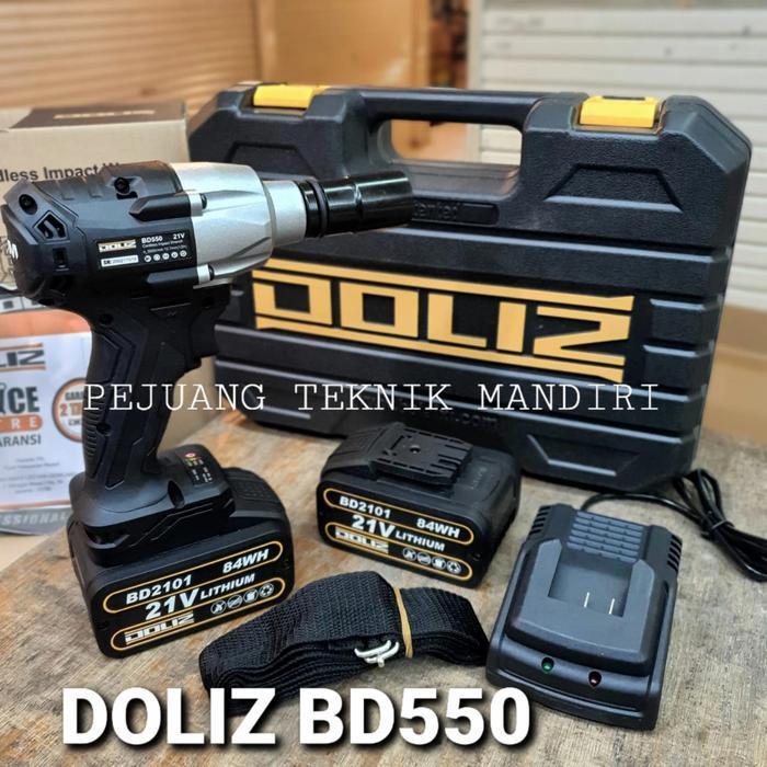 CORDLESS IMPACT WRENCH DOLIZ BD550 BRUSHLESS / DOLIZ BD 550 21V