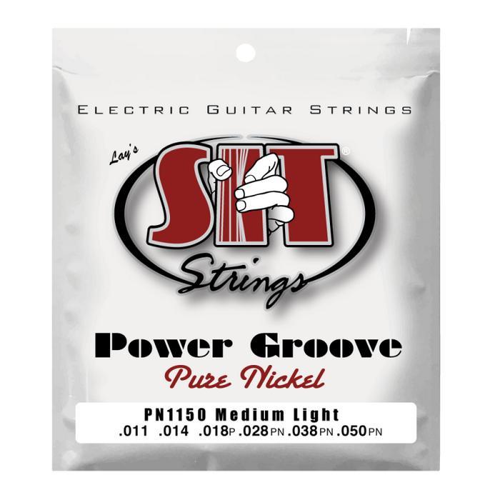 PROMO SIT PN1150 MEDIUM-LHT POWER GROOVE PURE NICKEL ELECTRIC Strings