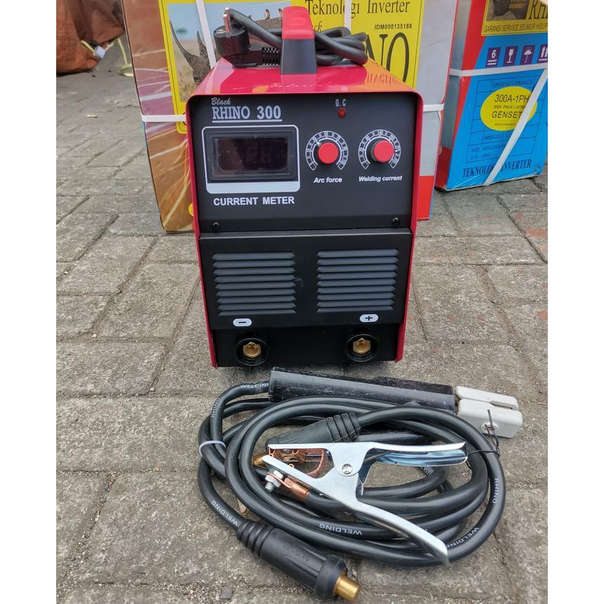 READY MESIN LAS INVERTER 300 A RHINO TRAFO LAS MMA 300