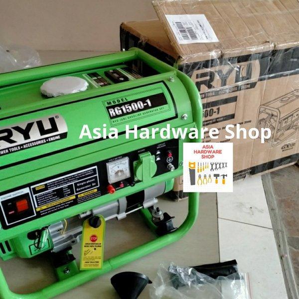 RYU Mesin Genset Gasoline Gasoline Set RG 1500-1 1000 Watt